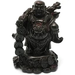 Хотей с монетами каменная крошка 15х11х9 см