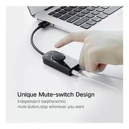 Звукова плата Ugreen CM129 black (40964) - мініатюра 4