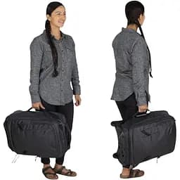 Сумка на колесах Osprey Transporter Wheeled Carry-On 38L чорна - мініатюра 3