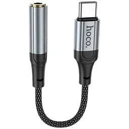 Кабель Hoco LS36 Fresh Digital Type-C to 3.5 audio converter Black