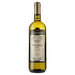 Вино La Cacciatora Pinot Grigio Puglia, белое, сухое, 0,75л