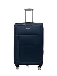 Валіза середня Worldline Airtex 620 поліестер M Темно-синій