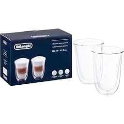 Набор стаканов DeLonghi Latte Macchiato 330 мл 2 шт. (5513284171/5513214611)