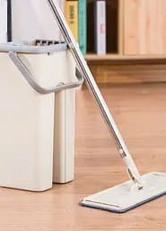 Швабра з відром і самовіджимом Тріумф, Spin Mop Scratch Cleaning 360, швабра ледарка - мініатюра 2