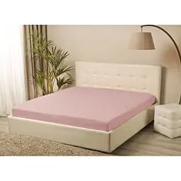 Простыня на резинке Lotus трикотажная 200х100х25 см пудровая (svt-2000022259330)