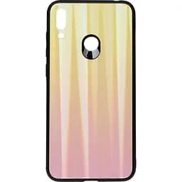 Чохол-накладка Toto Aurora Print Glass Case HuAwei Y7 2019 Pink