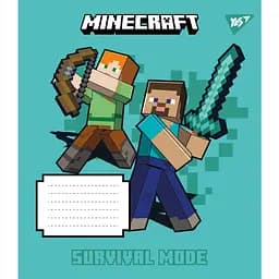 Набір зошитів Yes Minecraft Signs A5 в клітинку 18 аркушів 25 шт. (767559) - мініатюра 6