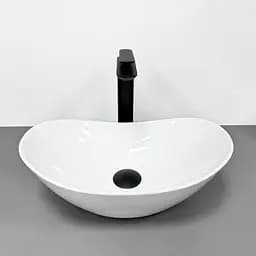 Умивальник VBI Turin S white накладний VBI-011501, Білий - мініатюра 2