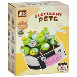 Детский конструктор Цветы в вазе Bambi 33036-6 121 деталь