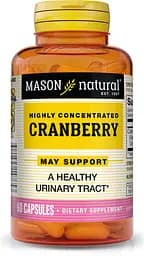 Натуральная добавка Mason Natural Highly Concentrated Cranberry, 60 капсул
