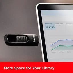Flash SanDisk USB 3.2 Gen1 Ultra Slider Type-C 128Gb (400 Mb/s) - мініатюра 4