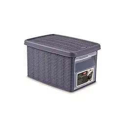 Контейнер для зберігання з кришкою і фронтальними дверцятами Stefanplast Elegance S 5,5л (30041)