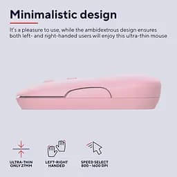 Мишка Trust Puck Wireless/Bluetooth Silent Pink (24125) - мініатюра 8