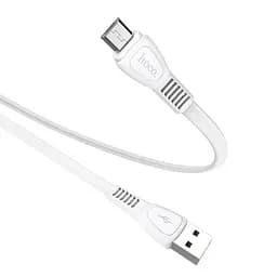 Кабель Hoco X40 Noah charging data cable for Micro White