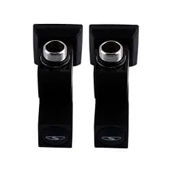 Набір кран напівоборотний кутовий з американкою Solomon Lux 1/2″ Cube Black 8888 (2шт.) 000021912 - мініатюра 4