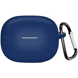 Чехол-накладка DK для Xiaomi Redmi Buds 5 Pro | Silicone Candy Friendly с карабином (dark blue)