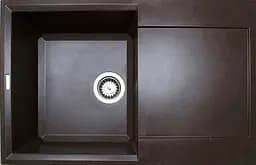 Кухонна мийка Adamant HORIZON коричнева 780x495x230 мм, з крилом 78 см