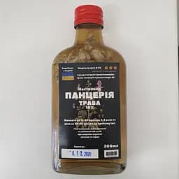 Настойка на траве панцерия 200 мл