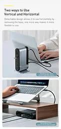 Адаптер Baseus Working Station Four-Screen Multifunctional Type-C Hub Adapter CAHub-HG0G - мініатюра 2