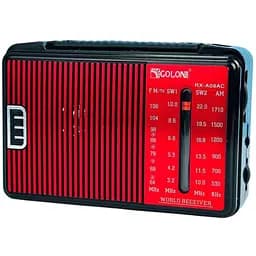 Радиоприемник Golon RX-A08AC красный портативный FM AM SW с USB SD аккумулятор
