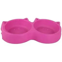 Пластиковая миска Nunbell двойная в ассортименте