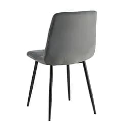 Стілець TED New Dark Grey Velvet - мініатюра 2