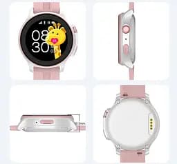 Дитячий розумний годинник Lemfo T-15 з 4G SIM-картою, відеочатом, GPS / Wi-Fi / LBS відстеженням, камерою та батьківським контролем Білий - мініатюра 9