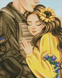 Набор с алмазной мозаикой Самые родные объятия 40х50см AMO7408