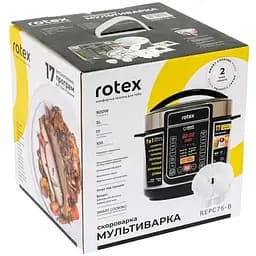 Мультиварка-cкороварка Rotex (REPC76-B) [69306] - мініатюра 9