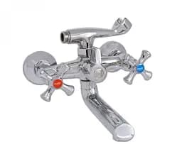 Змішувач для ванни Zegor DML3-A827 двохвентильний з душовим набором Хром 30412