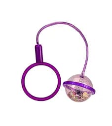 Скакалка SA1003 на одну ногу свет (3 режима), на планше (6900001197591) фиолетовый