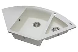 Кухонна мийка гранітна Miraggio Europe white 1100x575x205 00207602, Білий - мініатюра 2