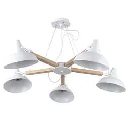 Люстра Brille подвесная лофт E14 40W WH (BL-129S/5)