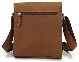 Чоловіча шкіряна сумка Vintage 21,5х25,5х7,5 см sum0012446 - мініатюра 4