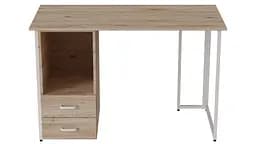 Комп'ютерний стіл Ferrum-decor Отто 75x120x60 білий ДСП Дуб Артізан 32мм (FRD-101029) - мініатюра 3