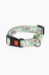 Нашийник Hidog Flowers mint blue, розмір M (ширина 20мм (30-40 cм)) (2100102297013A)(SN)