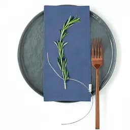Серветки Cosas Nightfall 30х30 см 4 шт. (Set-4Serviette_RanforsDarkBlue_30) - мініатюра 3