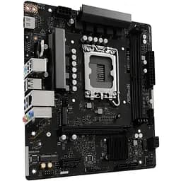 AsRock H810M-H (1851/H810, 2*DDR5, PCIex16, HDMI, 4xSATA, M.2, Glan, 7.1ch, mATX) - мініатюра 2