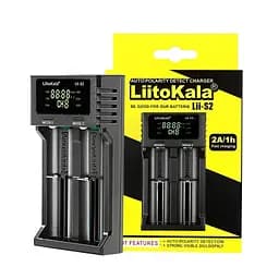 Зарядное устройство LiitoKala на 2 слота для NiCd, NiMH, Li-Ion и LiFePO4 аккумуляторов