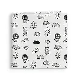 Пелюшки муслінові Cosas Animals 75x75 см, білі - мініатюра 2