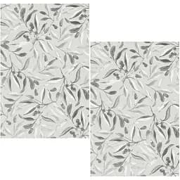 Набор полотенец для кухни Ardesto Grey Leaves серый 38 х 63 см 2 шт. (ART3863GL)