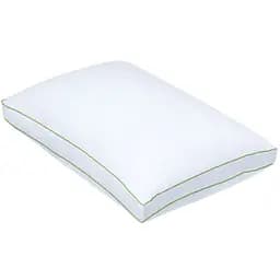 Подушка пух Cosas Feather антиалергенна 50x70 см 2 шт. білий (Set_2PillowFluff_BKGreen_50x70) - мініатюра 4