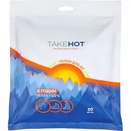 Грелка для ног TakeHot химическая 20 шт. (4820249530054)