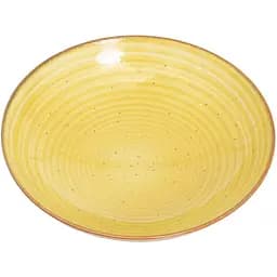 Тарілка супова Ipec Grano 21 см жовта (30905172)