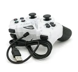 Геймпад USB джойстик ПК Voltronic DualShock USB908 White-Black - мініатюра 2