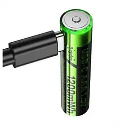 Акумулятори мініпальчик AAA 1200mAh 2 шт. з роз'ємом Type-C HOCO JA4 - мініатюра 3