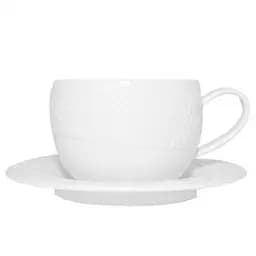 Чашка з блюдцем Krauff Garden Collection, білий, 250 мл (21-252-033)