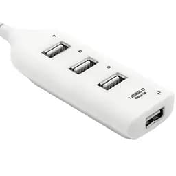 Usb-хаб-розгалужувач GRAND Hub XD4 (4 порти Usb 2.0) білий - мініатюра 2