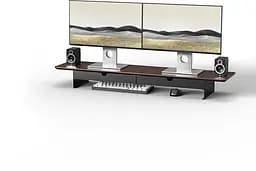 Настільна підставка для монітора Officepro MR164DW Dark Wood/Black (MR164DW) - мініатюра 5