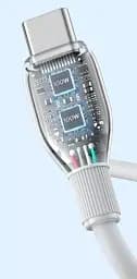 Кабель Baseus Pudding Series Fast Charging Cable Type-C to Type-C 100W 1.2m P10355702221-00 White - мініатюра 5